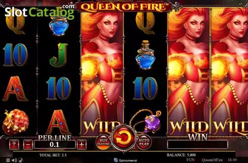 Скрин2. Queen Of Fire Expanded Edition слот