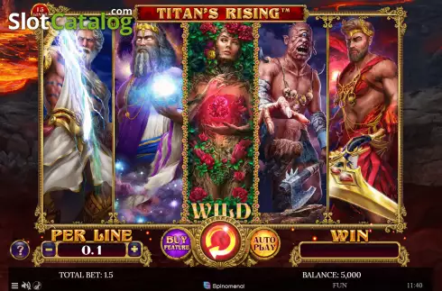 Скрин2. Titan's Rising 15 Lines слот