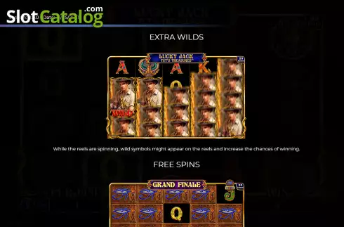 Скрин6. Lucky Jack Tut's Treasure слот