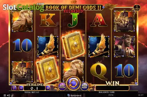 Скрин2. Book of Demi Gods 2 Reloaded слот