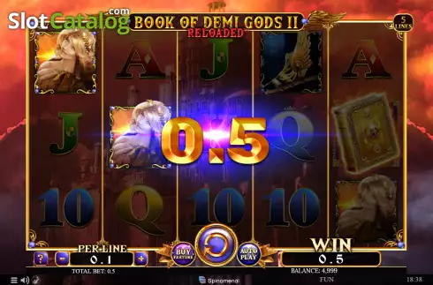 Скрин3. Book of Demi Gods 2 Reloaded слот