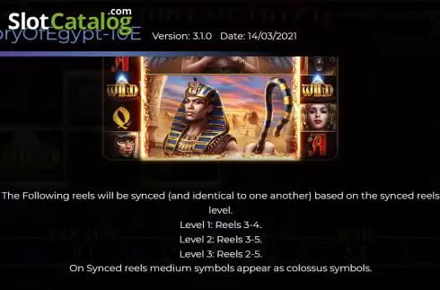 Скрин5. Story of Egypt 10 Lines слот