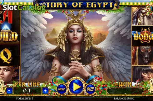 Скрин3. Story Of Egypt Christmas Edition слот