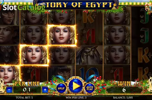 Скрин4. Story Of Egypt Christmas Edition слот