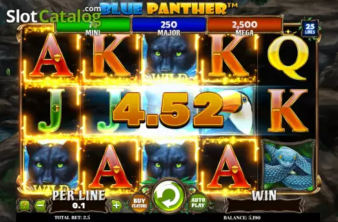Скрин4. Blue Panther слот