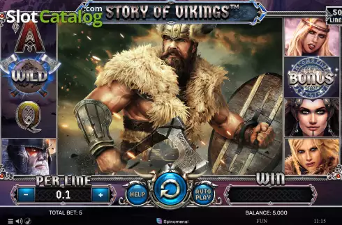 Скрин2. Story Of Vikings слот