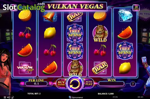 Скрин2. Vulkan Vegas слот