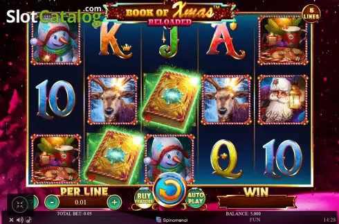 Скрин2. Book of Xmas Reloaded слот