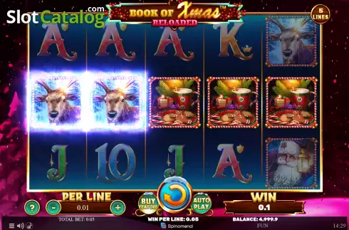 Скрин3. Book of Xmas Reloaded слот