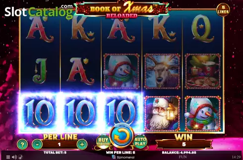 Скрин4. Book of Xmas Reloaded слот