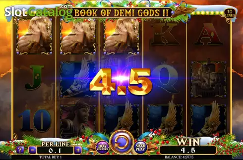 Скрин5. Book of Demi Gods 2 Christmas Edition слот