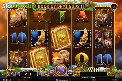 Скрин3. Book of Demi Gods 2 Christmas Edition слот