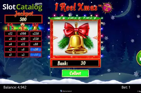 Скрин4. 1 Reel Xmas слот