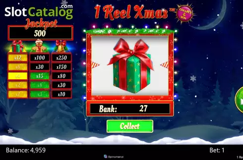 Скрин5. 1 Reel Xmas слот