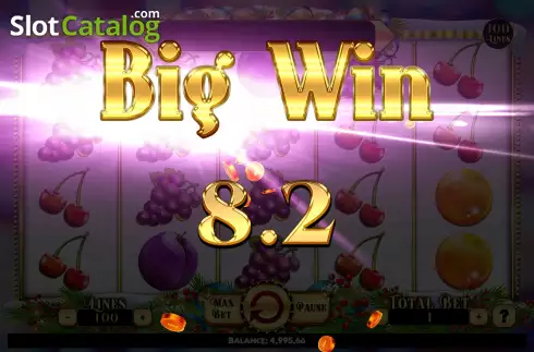 Скрин4. Penny Fruits Xtreme Christmas Edition слот