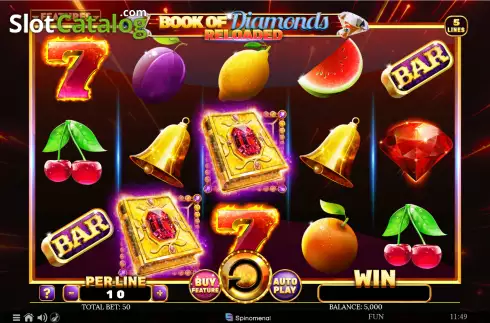 Скрин2. Book Of Diamonds Reloaded слот