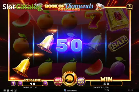 Скрин3. Book Of Diamonds Reloaded слот