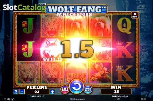 Скрин3. Wolf Fang Winter Storm слот