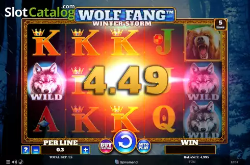 Скрин4. Wolf Fang Winter Storm слот