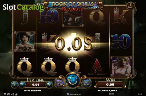 Скрин3. Book Of Skulls Reloaded слот