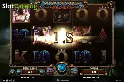 Скрин4. Book Of Skulls Reloaded слот