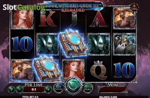 Скрин2. Book Of Demi Gods 3 Reloaded слот