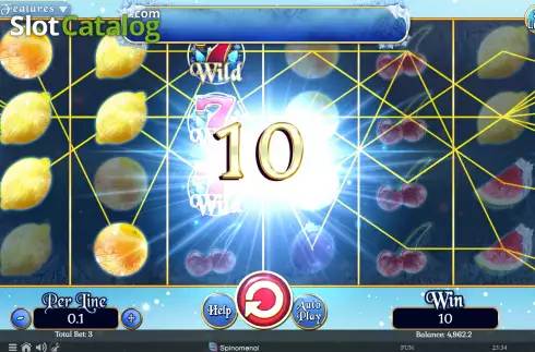 Скрин3. Fruits On Ice Collection 30 Lines слот