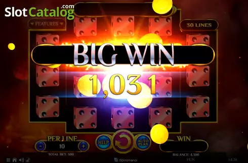Скрин4. Wildfire Fruits Dice слот