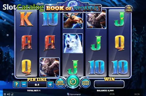 Скрин2. Book Of Wolves (Spinomenal) слот