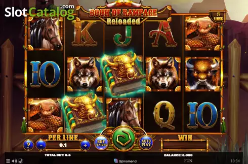 Скрин2. Book Of Rampage Reloaded слот