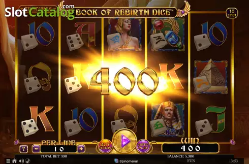 Скрин4. Book of Rebirth Dice слот