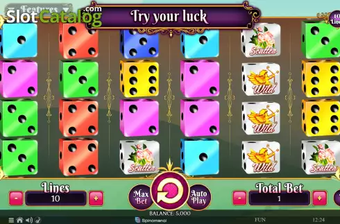 Скрин2. Valentines Fortune Dice слот