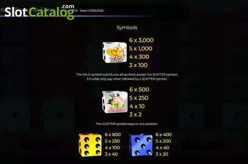 Скрин7. Valentines Fortune Dice слот
