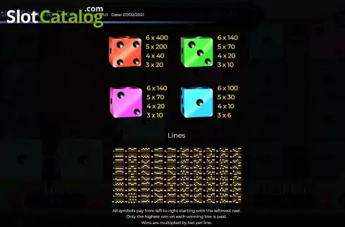 Скрин8. Valentines Fortune Dice слот