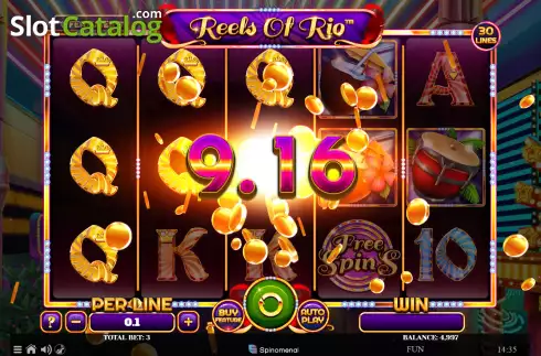 Скрин3. Reels Of Rio слот