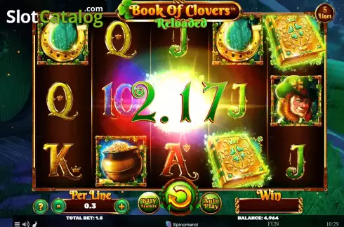 Скрин2. Book Of Clovers Reloaded слот
