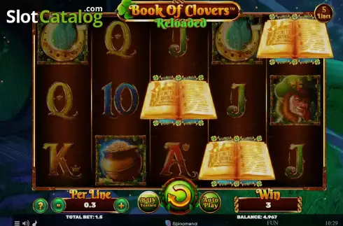 Скрин4. Book Of Clovers Reloaded слот