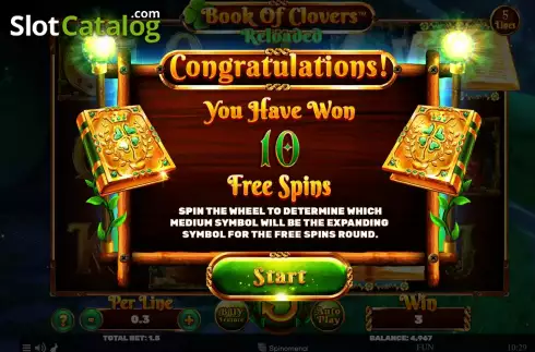 Скрин5. Book Of Clovers Reloaded слот