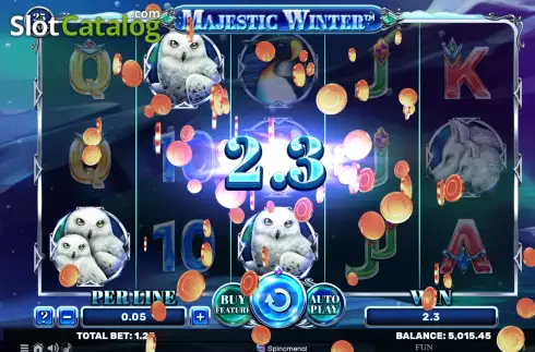 Скрин3. Majestic Winter слот