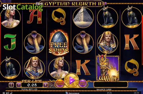 Скрин2. Egyptian Rebirth II Expanded Edition слот