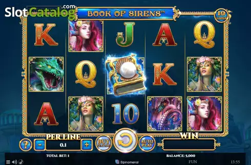 Скрин2. Book Of Sirens слот