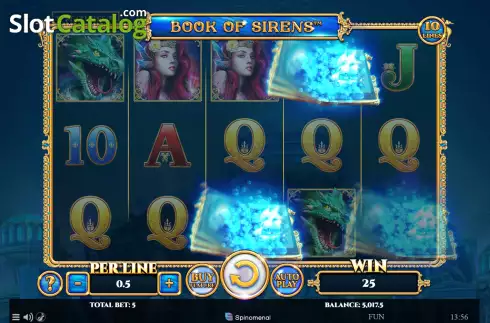 Скрин4. Book Of Sirens слот