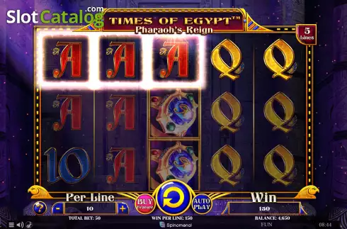 Скрин4. Times of Egypt - Pharaoh's Reign слот