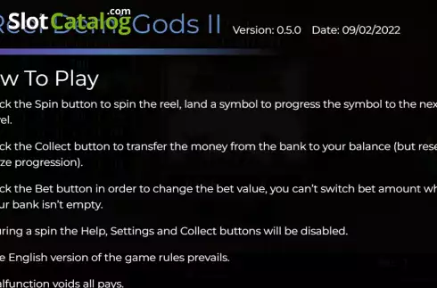 Скрин6. 1 Reel Demi Gods II слот