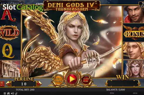Скрин2. Demi Gods IV Thunderstorm слот
