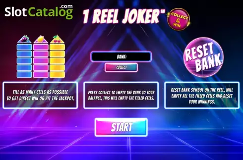 Скрин2. 1 Reel Joker слот