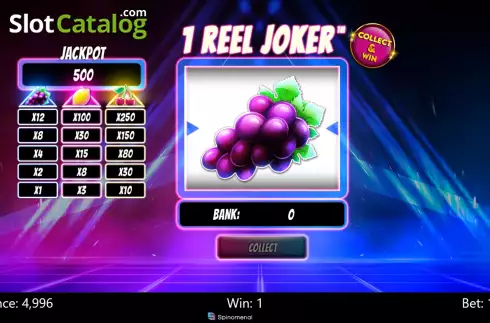Скрин4. 1 Reel Joker слот