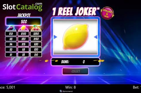 Скрин5. 1 Reel Joker слот