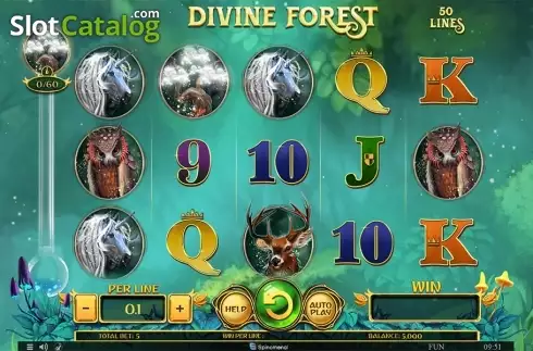 Скрин2. Divine Forest слот