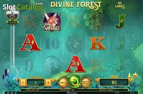 Скрин3. Divine Forest слот
